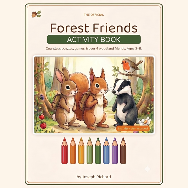 Forest Friends Activity Book cover